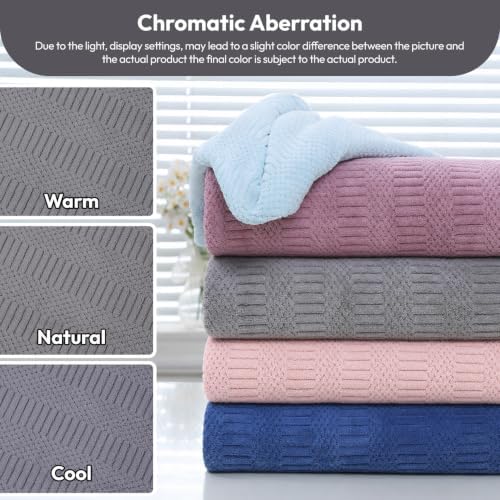 JML Microfiber Bath Towels, 2 Pack, 27x55 in, Gray - Image 6