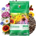 Earth Science Perennial Wildflower Mix—6 lb—3-in-1 Formula with Premium Wildflower Seeds, Plant Food and Soil Conditioners - Non-GMO, Natural Ingredients by EarthScience