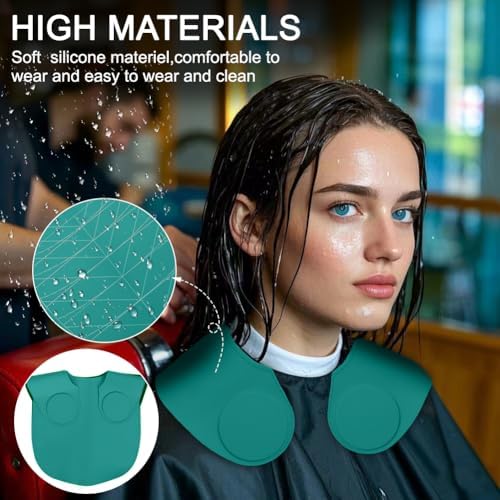 Silicone Hair Cutting Guide Collar - Waterproof Cutting Mat for Hair Stylist - Hair Cutting Cape - Image 3