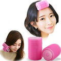 2PCS Double-Layer Bangs Hair Curlers Roller Hair Styling Tools, Pink by mollensiuer