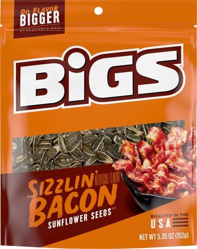 BIGS Sunflower Seeds, Sizzlin' Bacon Flavor, 5.35 oz. (Pack of 3) - Image 4