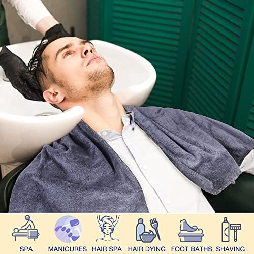 Newwiee 72 Pack Salon Towels Bleach Proof Hair Towel 18 x 30 Inch, Grey - Image 7
