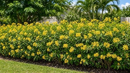 Rain of Gold (Galphimia glauca), 2 Pack Live Plants - Golden Yellow Flower Sprays, Heat & Drought Tolerant, Evergreen Shrub, Hardy Zones 9-11, Garden & Container Friendly - Image 4