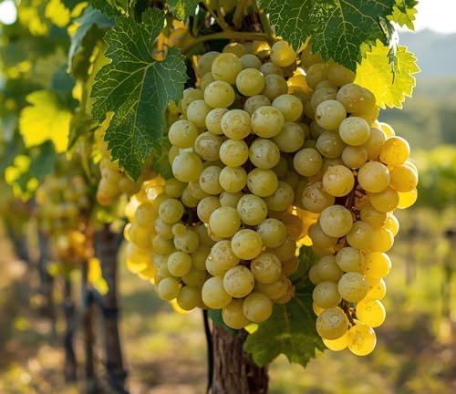 3 White Grapevine Live Plants for Growing – Sweet Table Grapes for Garden, Trellis, Pergola & Backyard Vineyard – Fast Growing Fruit Vine (3 Plants) - Image 4