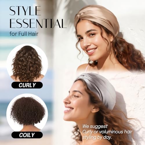 OLESILK Silk Hair Bonnet for Sleeping Women, 100% Mulberry Silk, Anti-Frizz - Image 7