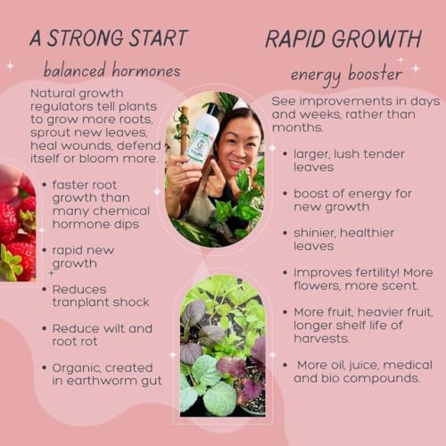 VermisTerra Vitality 16 oz - Growth Accelerator, Energy Booster, Seedling Fertilizer, Organic Plant Food, Promote Rapid Growth, All Plants, Root Cuttings, Will Not Burn, Reduces Transplant Shock - Image 5