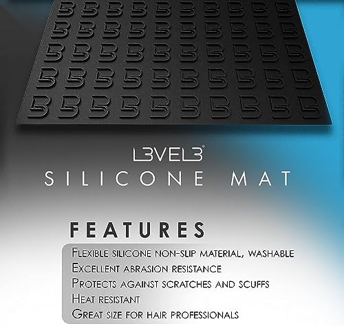 L3 Silicone Mat - Comfortable and Durable Non-Slip - Protects Against Scratches and Scuffs - Great for Barber and Hair Stylist Working Spaces (3 Pack) - Image 2