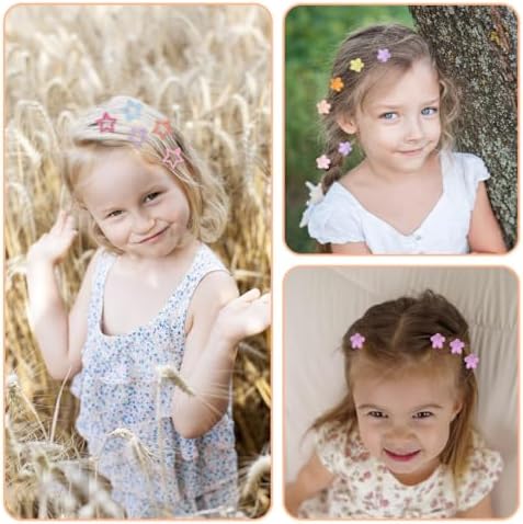 120 PCS Mini Hair Clips Girls Hair Accessories Matte Claw Clips - Image 7