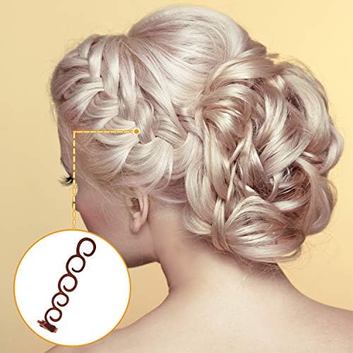 WILLBOND 14 Pieces Hair Braiding Tool Hair Styling Accessories Kit with Mini Rubber Bands for French Hair Fishbone Braid Tool and DIY Hairstyle Favors for Girls Women - Image 6