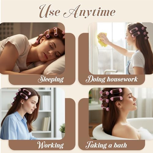 42 Pcs Foam Hair Rollers Sponge Curler Tool Hair Styling Soft Sleeping Thin Curl Flexible Curlers to Sleep In for Women Overnight Hairdressing Heatless - Image 6