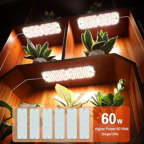 6-Pack Panel Grow Lights for Seed Starting,Veg, Bonsai,Seedling - Image 4