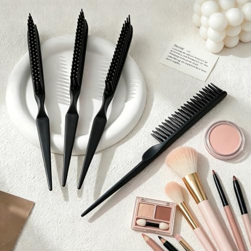 3 Row Comb for Natural Hair, 4PCS Three Row Comb Styling Comb for Curly Hair Natural Hair Detangling, Defining and Separating Curls - Image 7