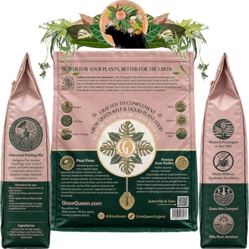 Craft Houseplant Potting Mix, Organic Indoor Potting Soil for House Plants, Chunky Well Draining Plant Soil for Pothos, Snake Plant & Tropical Plants, Peat Free, 8 Quart - Image 7