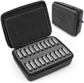 CASEMATIX Clipper Blade Storage Case, Holds 20 Clipper Blades & Guards by CASEMATIX