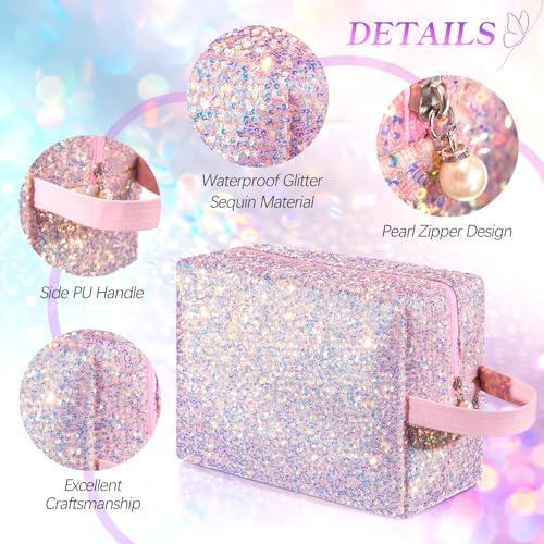 Hillban Ears Bag with Handle Ear Holder for Women Theme Park Fans,Pink - Image 4