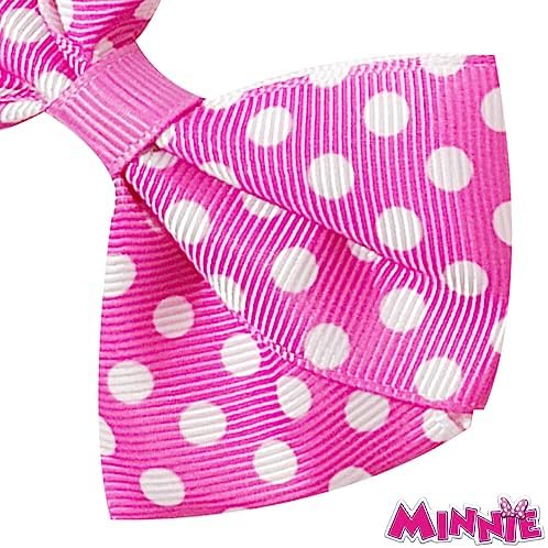 Disney Minnie Mouse Hair Bows - Hair Accessories Gift Set - Minnie Hair Bow - 7 Pcs 4 Inch Bundle - Hair Bows for Girls - Minnie on each clip - Alligator Clip - Ages 3 + - Image 3