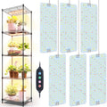 6-Pack Panel Grow Lights for Seed Starting,Veg, Bonsai,Seedling by GroCruiser