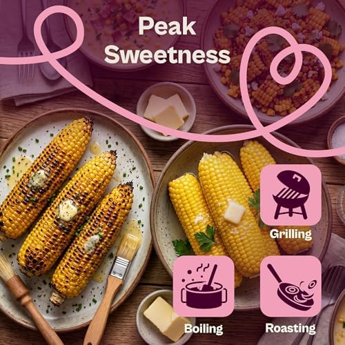 SVI 80 Golden Bantam Sweet Corn Seeds (Zea mays) – Yellow Sweet Corn Seed Packets Non GMO – Fast Growing Heirloom Vegetable Seeds, Outdoor Vegetable Garden & Home Garden - Image 4