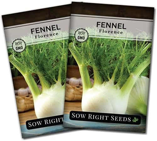 Sow Right Seeds-Florence Fennel Seed for Planting Perennial Herb Garden 2pk by SowRightSeeds