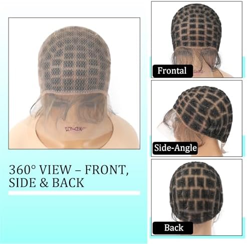 Braided Wig Cap with Baby Hair for Crochet Braids - Glueless Double Full HD Lace Wig Cap for Black Women (107-Sections) - Image 2
