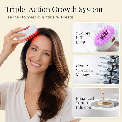 Cordless Scalp Massager with Serum Applicator - Image 2