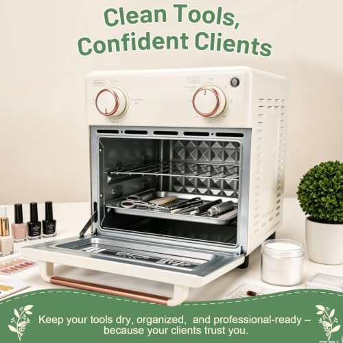 yofuly 10L Nail Tool Cleaning Machine & Hot Air Dryer - Image 4