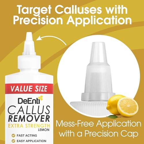 DeEnti Callus Remover for Feet, Foot Callus Remover Gel, 16oz Lemon Scent - Image 4