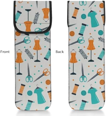 ZOUTAIRONG Curling Iron Travel Case Heat Resistant Flat Iron Holder Travel Case Hair Straightener Curling Iron Storage Bag Pouch Hot Tools Travel Bag Fashion Print - Image 5