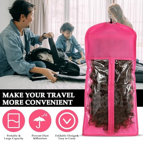 VARIPOWDER 10pcs Hair Extension Holder Wig Storage Hanger for Multiple Wigs - Image 6