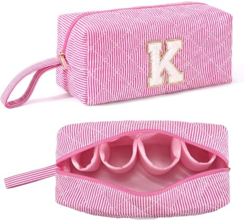 Personalized Hair Tool Travel Bag for Dyson,Pink Initial K by Ankick