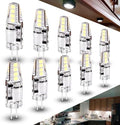G4 LED Bulb RV Camper 2W T3 AC/DC12V 6000K White JC Type Bi-Pin, 10 Pack by Hylroe