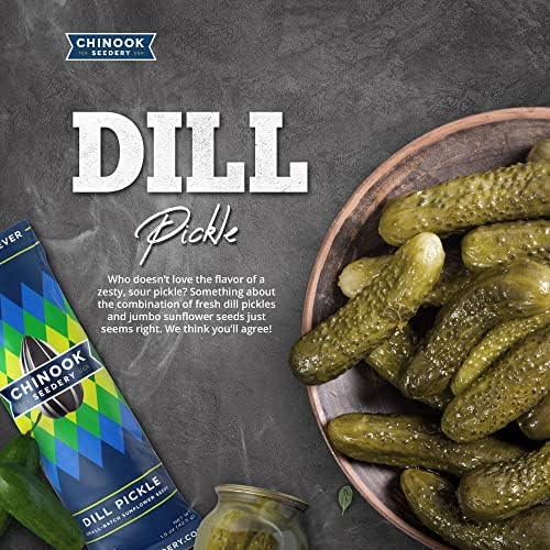 Chinook Seedery Sunflower Seeds to Eat - Dill Pickle - 1.5 oz 12 Pack - Image 3