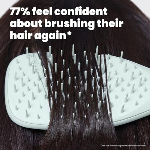 Tangle Teezer Extra Gentle Detangler Brush, Fragile Hair, Eucalyptus Green - Image 5