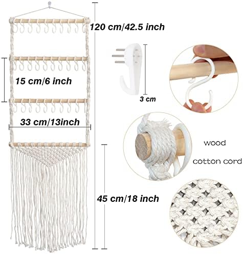 ALinmo Headband Holder Hair Bows Organizer for Girls, Baby Headbands Hair Accessories Organizer Storage Wall Hanging Decor for Toddler Girls Room - Image 2