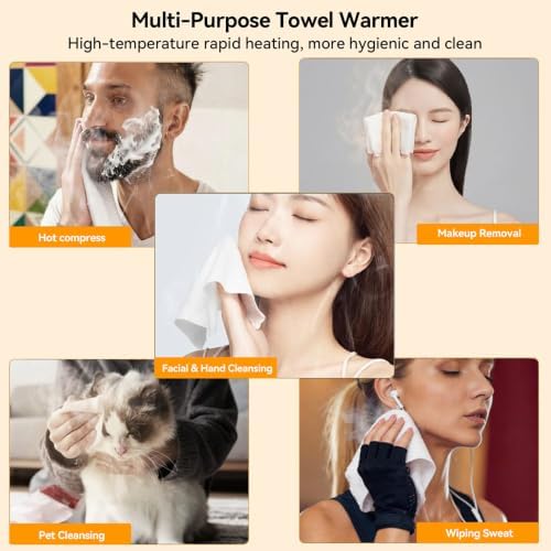 Towel Refills for Hot Towel Warmer Dispenser, 60 Pcs Disposable Towels - Image 4
