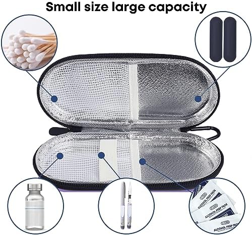 MOSLA EVA Insulin Cooler Travel Case for Diabetic bag with 2 Ice Packs - Image 5