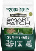 Pennington Smart Patch Grass Seeds for Lawn, Sun and Shade Lawn Grass Repair Mix, 10 LB by Pennington