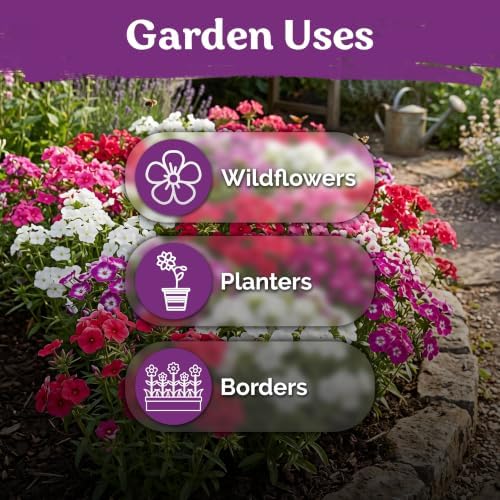 2,000 Phlox Heirloom Flower Seeds Mix for Planting, Phlox Drummondii - Image 6