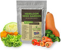 33 Variety Seed Bank Survival Gear 30,000 Premium Non-GMO Open Pollinated Heirloom Seeds Made in USA by Unknown