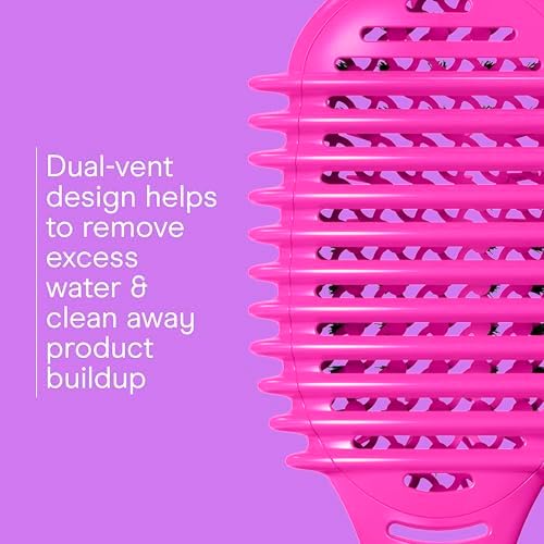 Conair Detangling Brush for Curly Hair & Hair Parting Tool, Loose Curls - Image 6