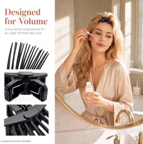 Hair Volume Clip, Root Clips for Curly Hair Volume, Root Lift Styling Tool - Image 7