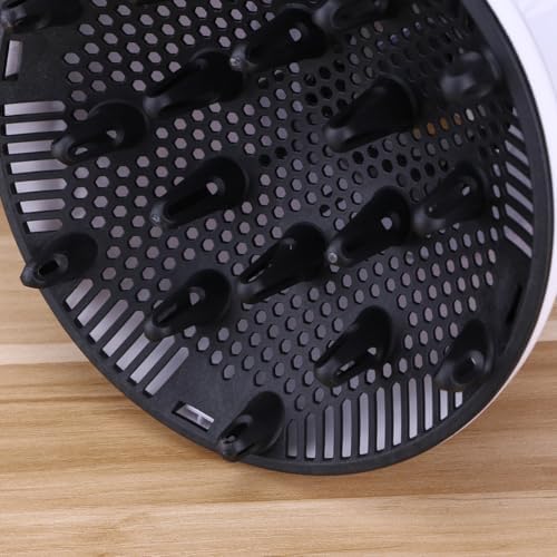 Electric Hair Dryer Diffuser Nozzle for Curly Straight Wavy Hair White - Image 5