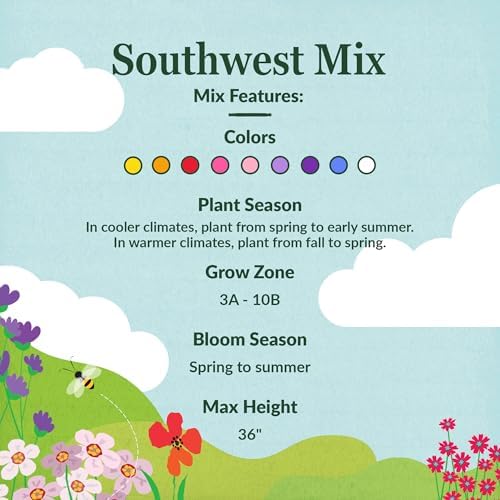 Ferry-Morse Southwest Bulk Wildflower Seeds, 390,000+, 1 lb - Image 3