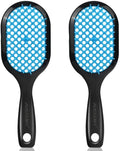 Vented Detangling Hair Brush - 2 Pack Detangler Hairbrush for Effortless Tangle Removal - Ultra-Soft Bristles -For Natural Curly Straight Wet Dry Damaged Hair for Women Men Kids by Aussumy