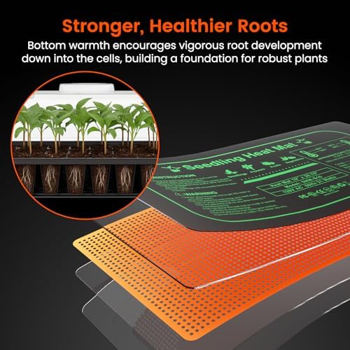 SOLIGT 3 Set 60-Cell Seed Starter Kit with Domes, Cell Trays and Heat Mats - Image 4