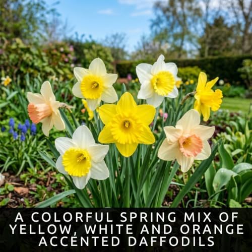50 Large Flowering Mix Daffodil Bulbs – 12/14 cm Spring Garden Narcissus - Image 2