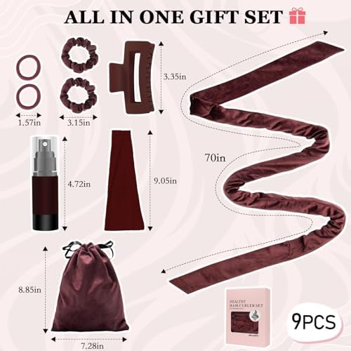ZILAMPU No Heat Curling Headband Heatless Curls Overnight for Long Hair - Image 5