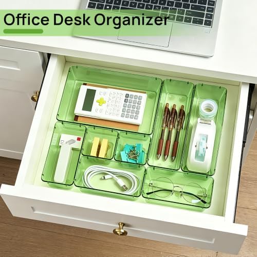 Vtopmart 25 Pack Plastic Drawer Organizers with Anti-slip Rubber Pads - Image 6