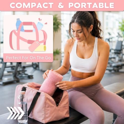 Microfiber Gym Towels for Showering Working Out Quick Dry Negative ions Large Middle Small Sizes Lightweight Gym Towel for Men Women Tennis Sports Towels for Body Hot Yoga Fitness Essentials - Image 6