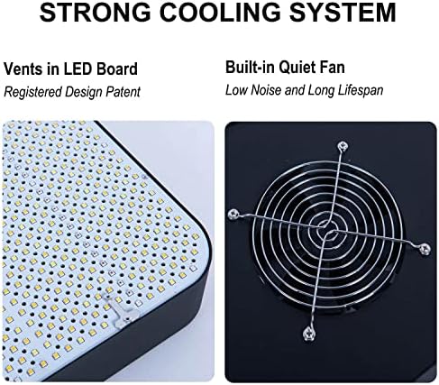 FECiDA Dimmable LED Grow Tent Light for 4x4 3x5 ft Coverage - Image 5